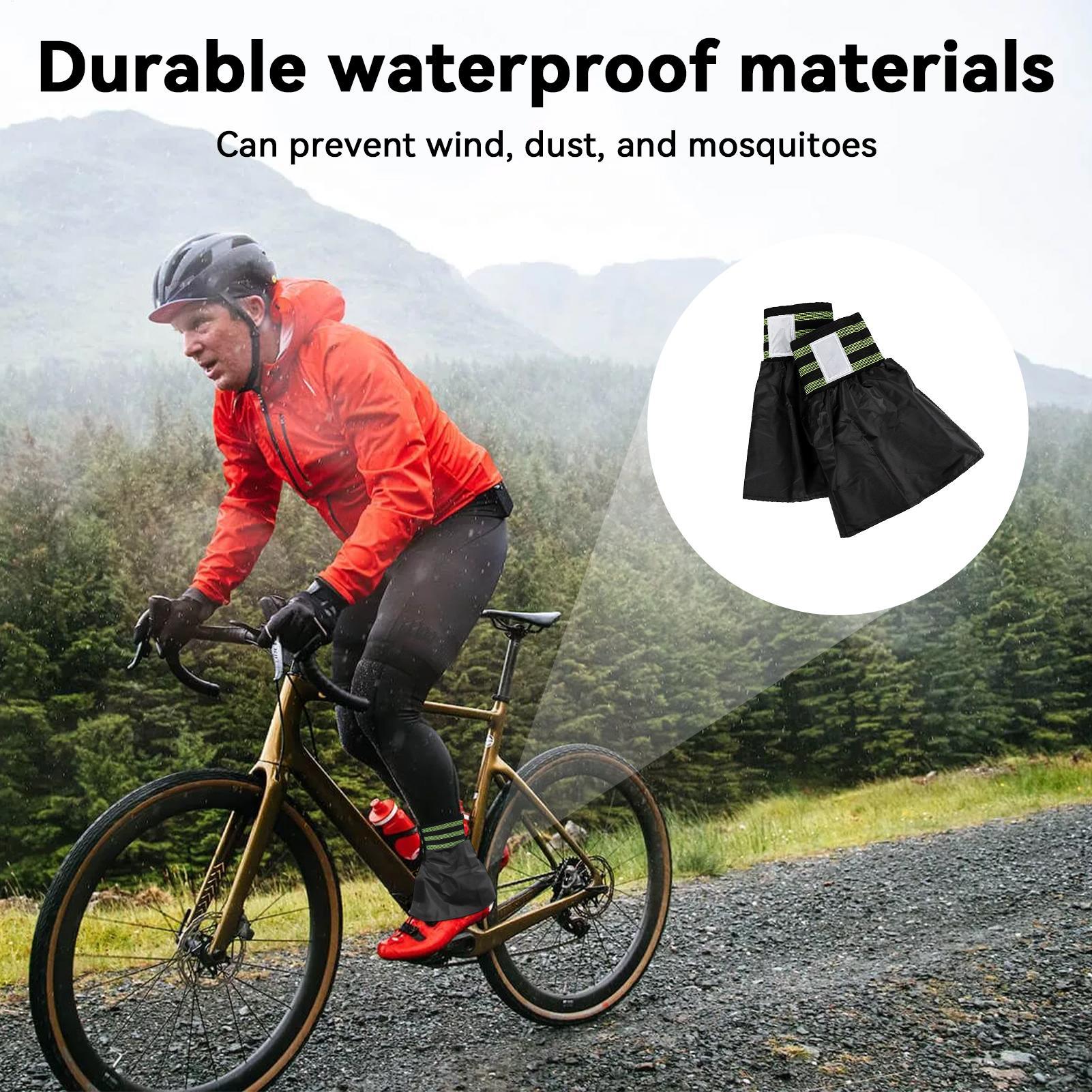 Outdoor Sport Leggings - Waterproof Breathable Cycling Leg Gaiters Adjustable
