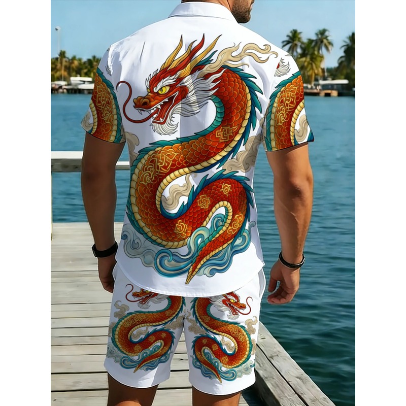Summer Men's 2 Piece Dragon Pa - Outdoor Sportswear review and price