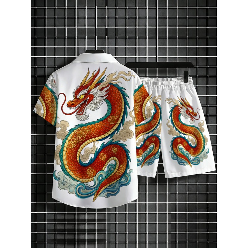 Summer Men's 2 Piece Dragon Pa - Outdoor Sportswear review and price