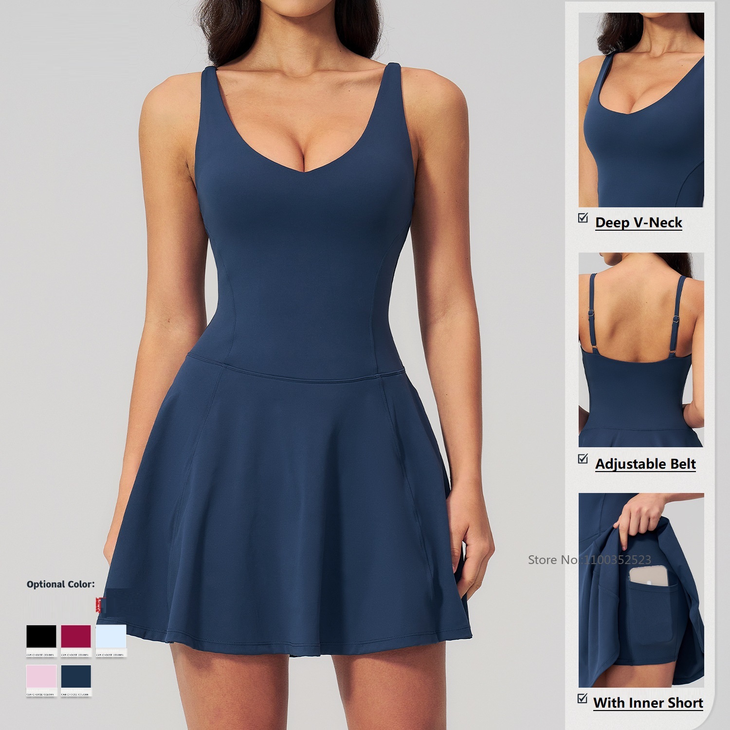 Women Quick-dry Sleeveless Spo - Outdoor Sport Dress review and price