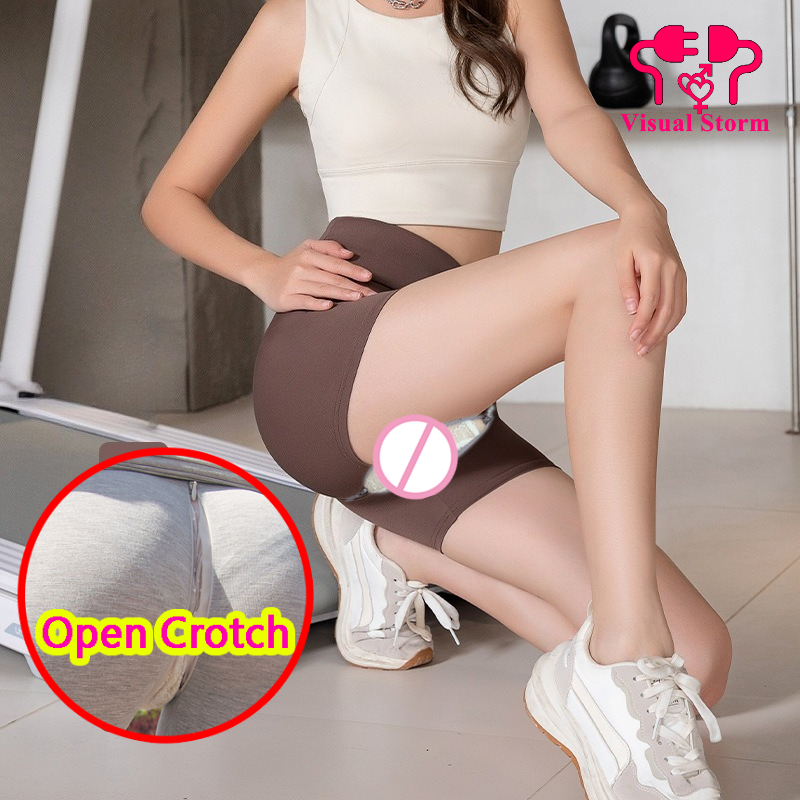 Woman Open Crotch Pants with H - Outdoor Sport Leggings review and price