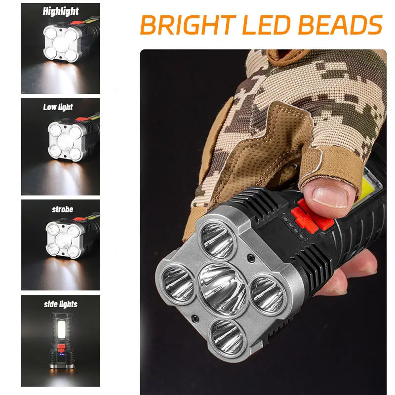 5 LED High Power Led Flashligh - Outdoor Spotlight review and price