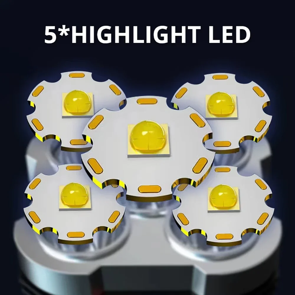5 LED High Power Led Flashligh - Outdoor Spotlight review and price
