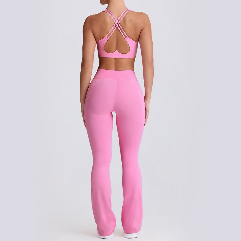 Naked Feel Quick-Dry Yoga Set  - Outdoor Sport Leggings review and price