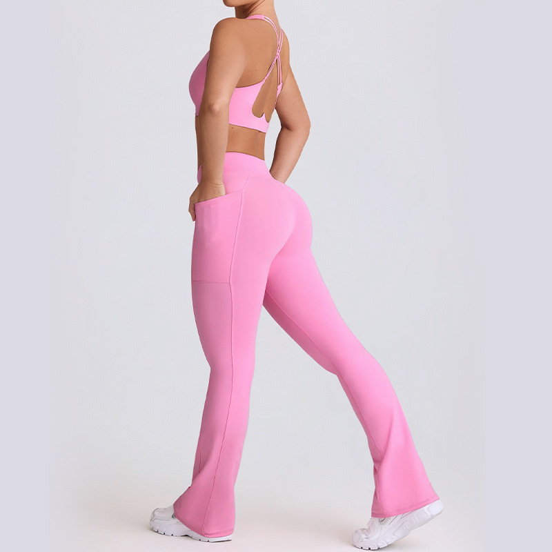 Naked Feel Quick-Dry Yoga Set  - Outdoor Sport Leggings review and price