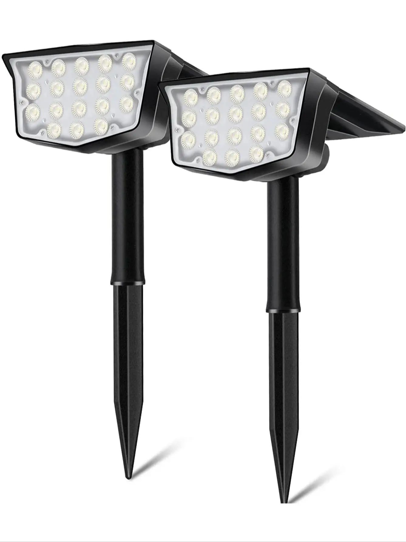 2Pcs Solar Outdoor Spot Lights - Outdoor Spotlight review and price